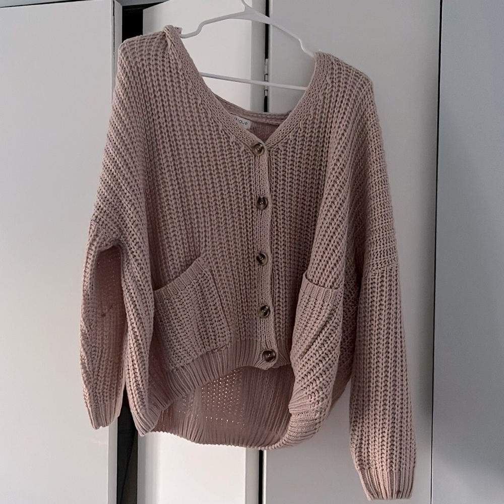 Pink Cardigan